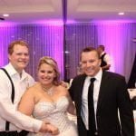 Bride and Groom with DJ Paul Le Meridien Oak Brook Blog Cover