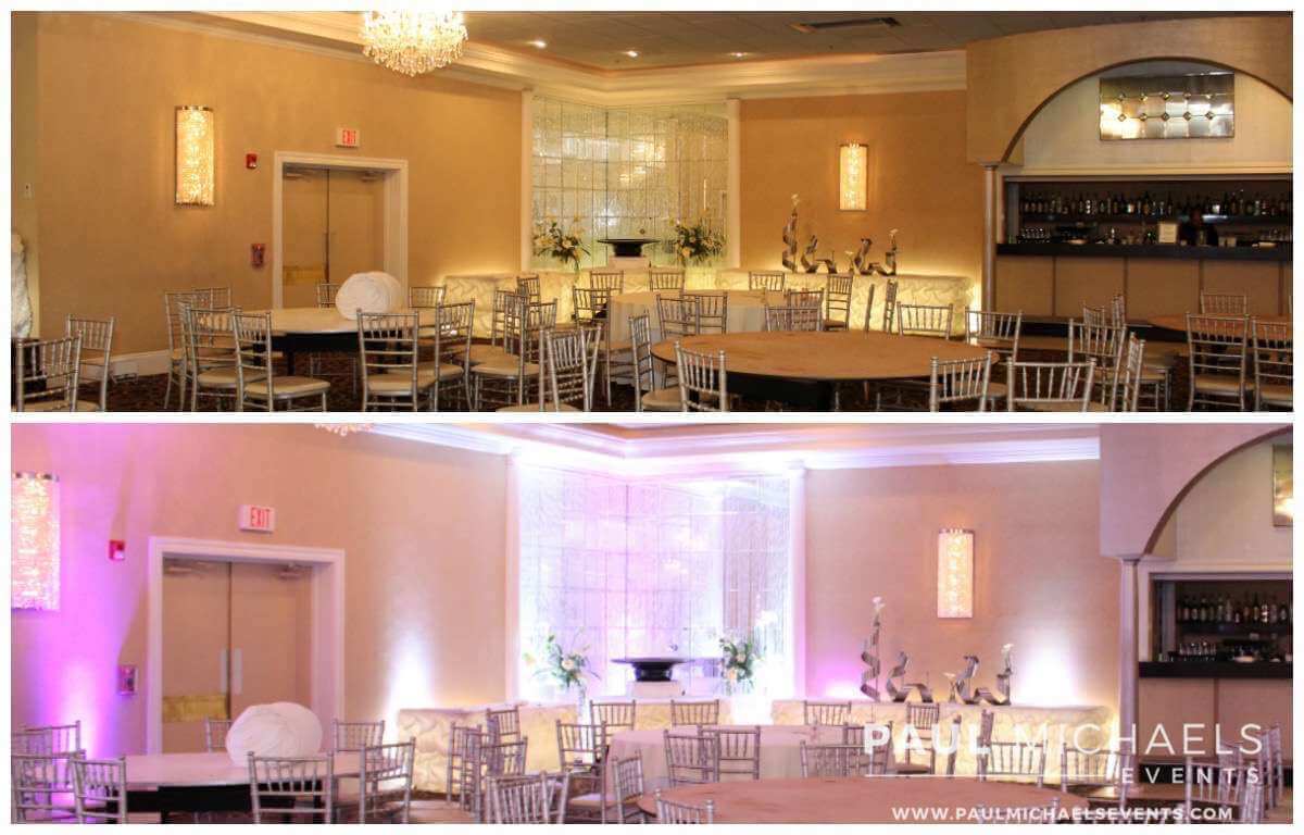 beautiful chicago seville uplighting example before and after