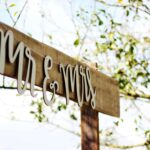 mr and mrs sign wedding
