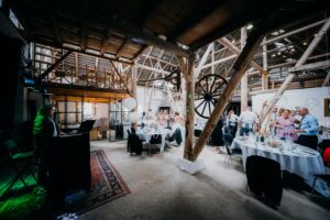 people in a wedding receiption