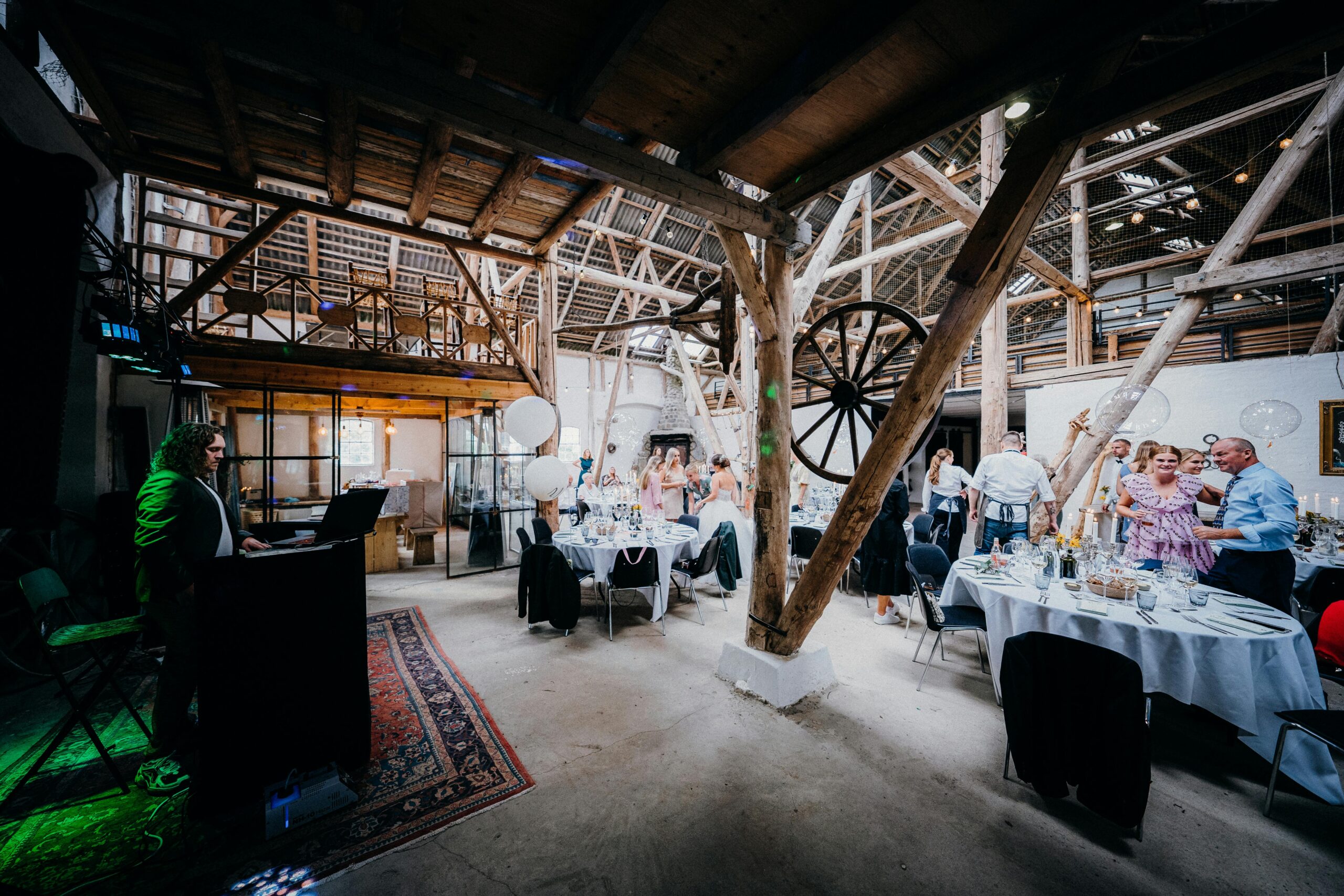 people in a wedding receiption