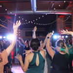 Group of people dancing to music by Paul Michaels Events at Lacuna Lofts